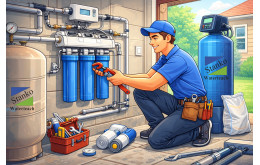 Установка фильтра для воды в частном доме